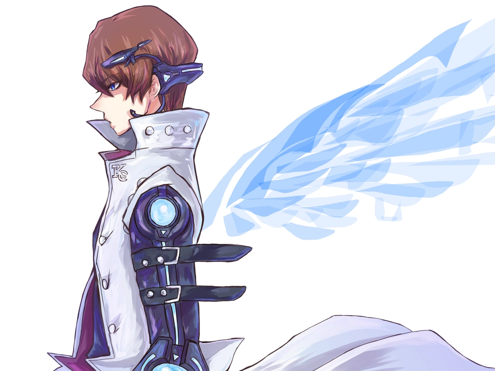 ảnh seto kaiba và lá bài rồng trắng mắt xanh yugioh