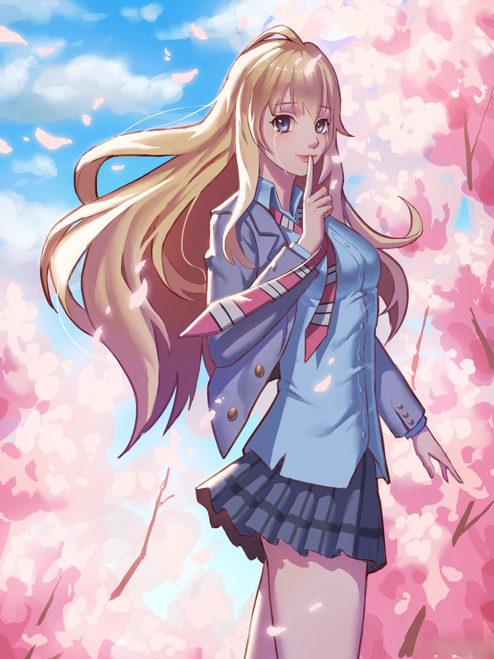 ảnh Kaori Miyazono HD cảm xúc