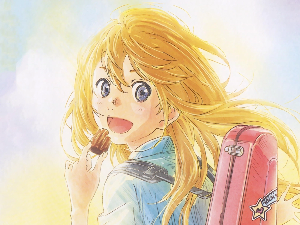 hình nền Miyazono Kaori đầy màu sắc