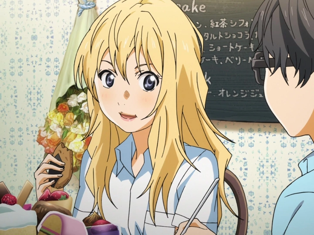 Kaori Miyazono đẹp dịu dàng anime