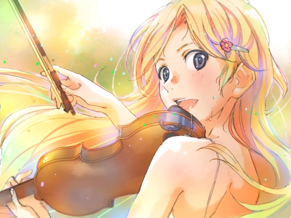 ảnh Kaori Miyazono HD nghiêng đầu dịu dàng