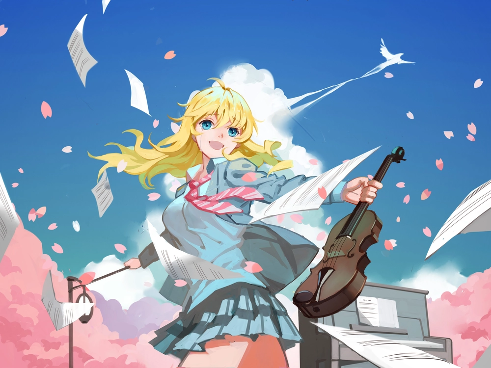 ảnh Miyazono Kaori đẹp rực rỡ