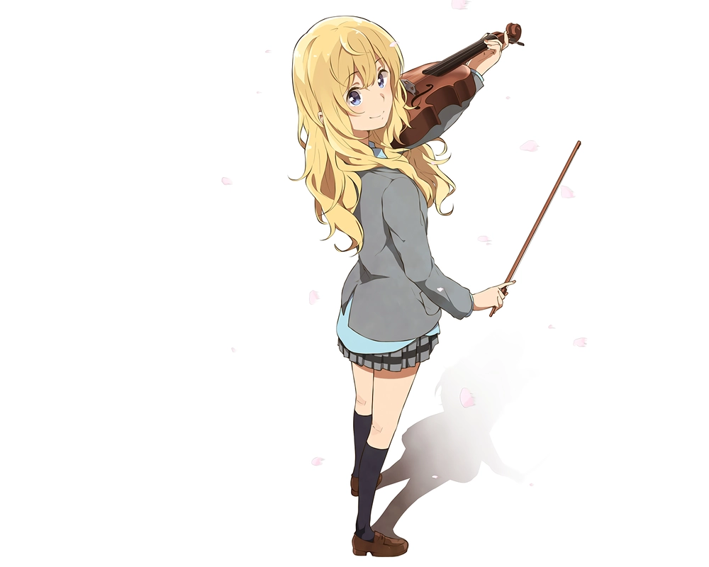 ảnh Kaori Miyazono khoảnh khắc quay lưng