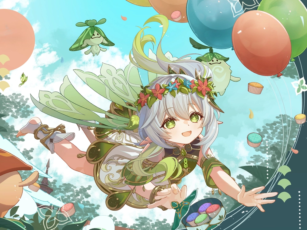 hình ảnh nahida chibi genshin impact