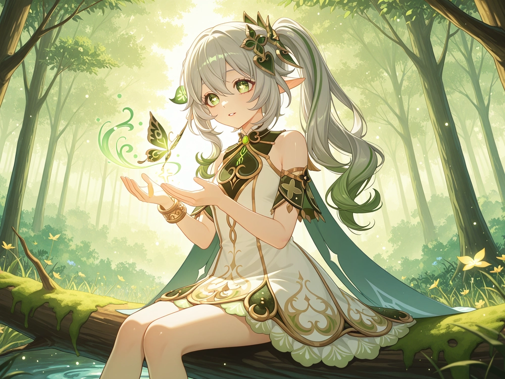 hình nahida trong game genshin impact