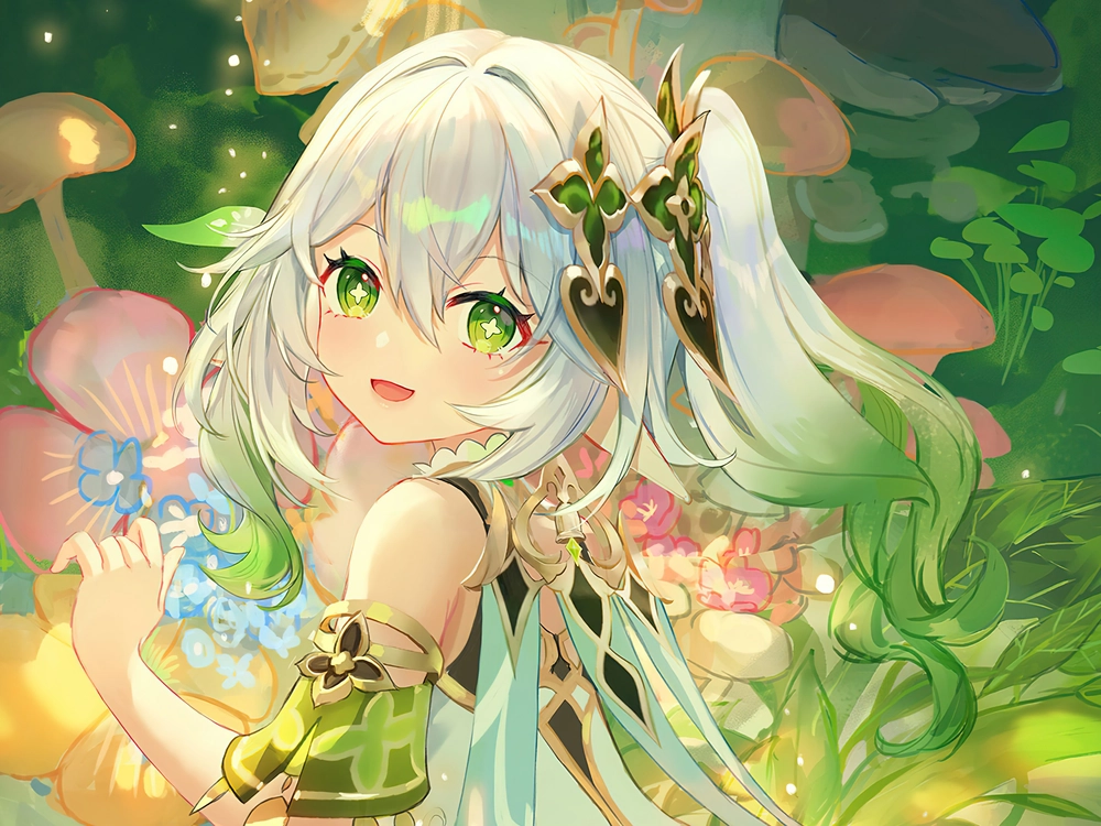 ảnh nahida cute trong genshin