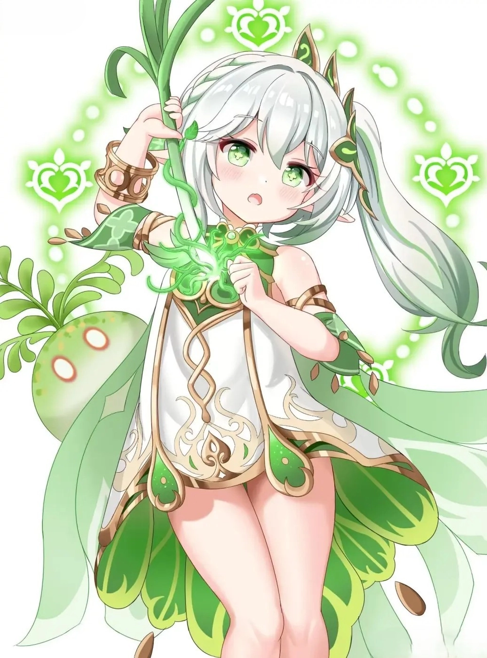 hình ảnh nahida chibi 4k hd