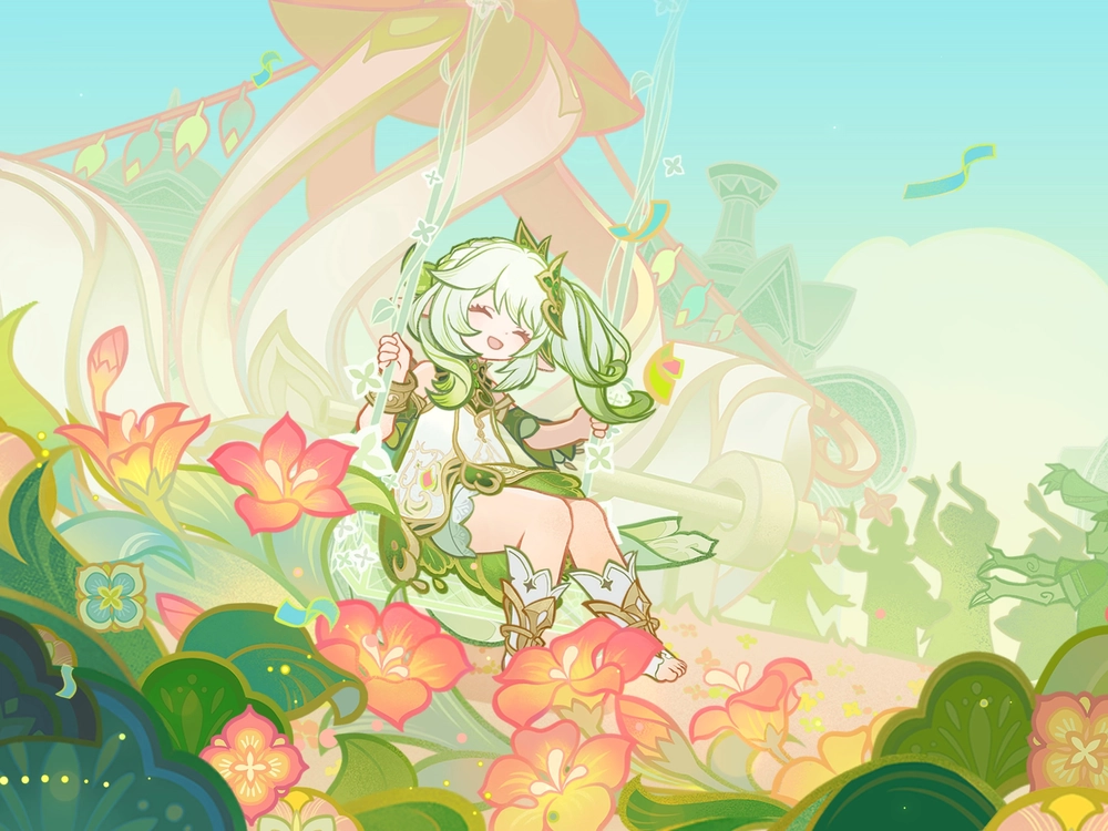 hình nahida genshin impact chính thức từ game