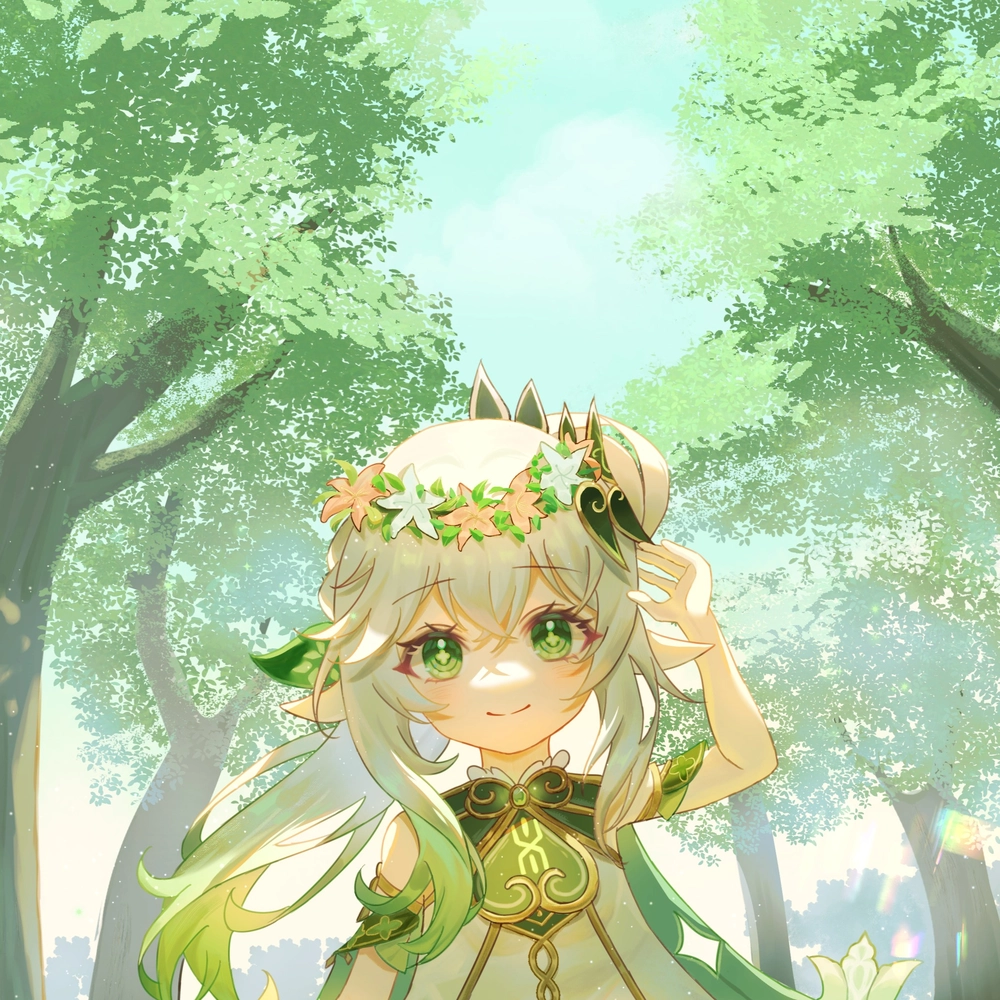 genshin nahida chibi wallpaper