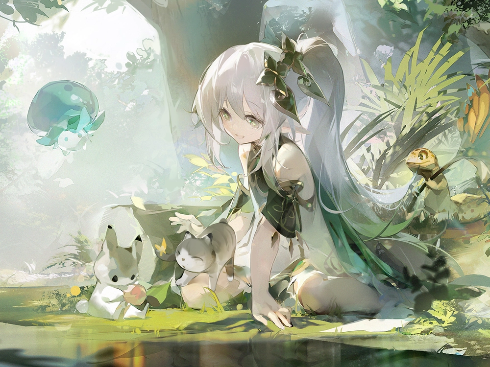 ảnh nahida phiên bản game