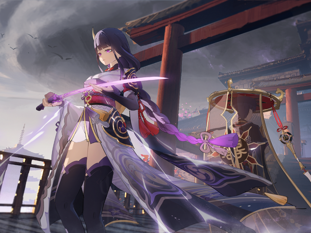 hình raiden shogun đẹp