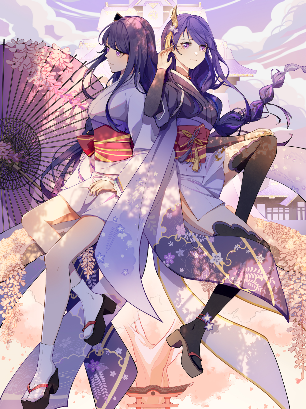 hình raiden shogun anime