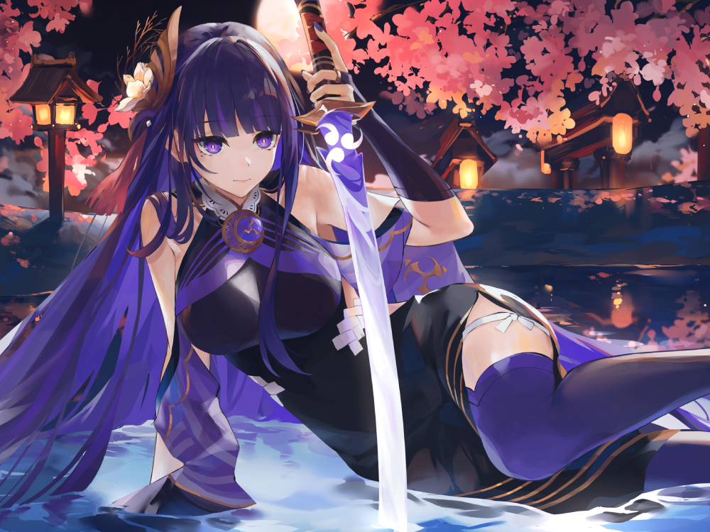 ảnh raiden shogun kawaii