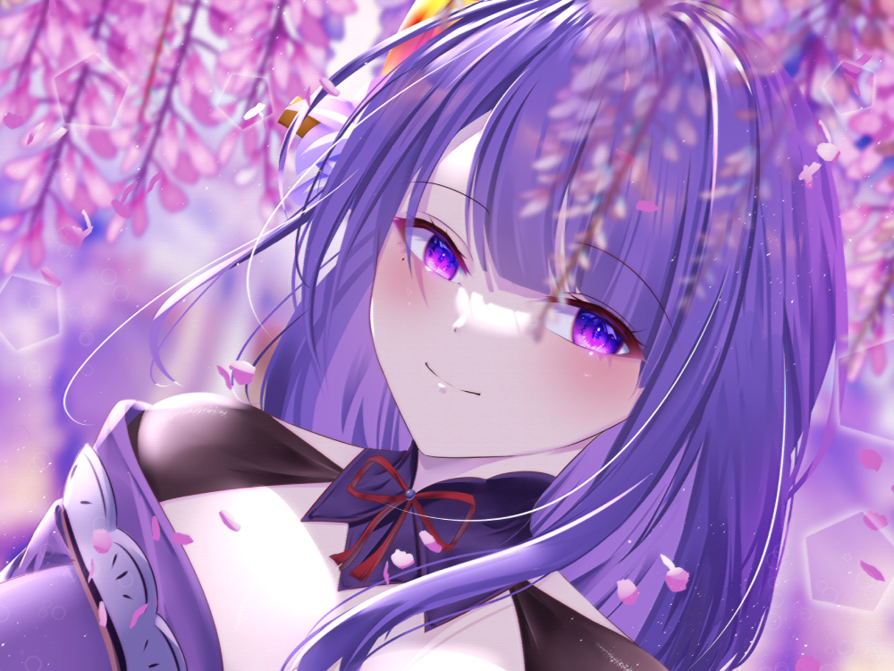 hình raiden shogun aesthetic