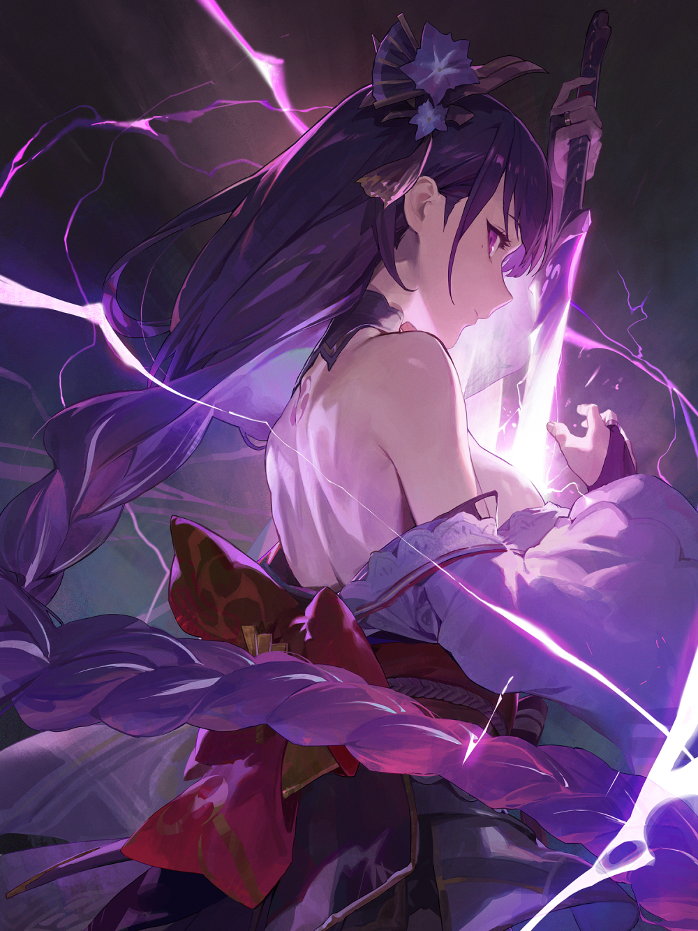 hình raiden shogun dễ thương