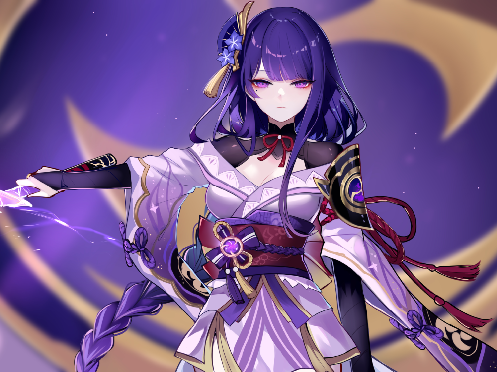 raiden shogun trong game