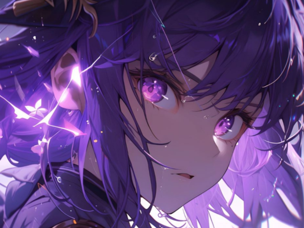 raiden shogun phối màu rực rỡ