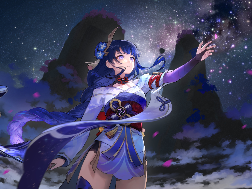 wallpaper 4k raiden shogun