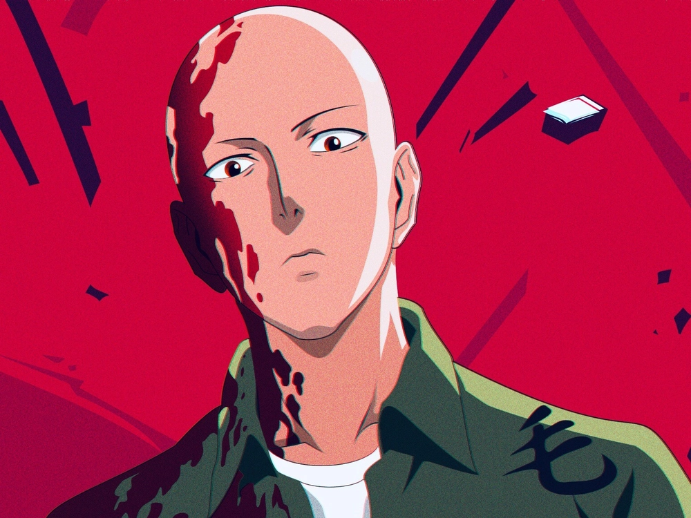 hình saitama đầu trọc cool ngầu