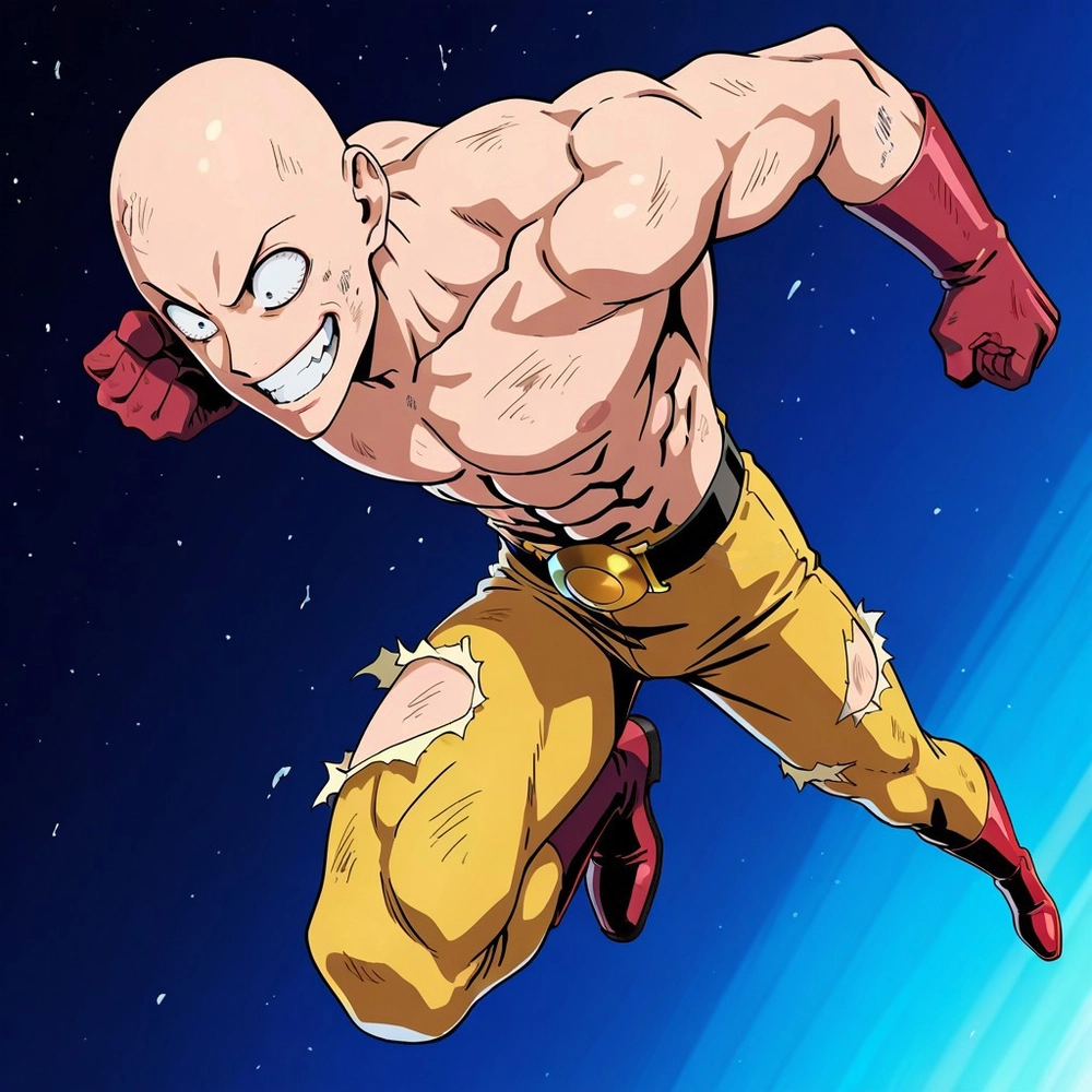 ảnh saitama cơ bắp