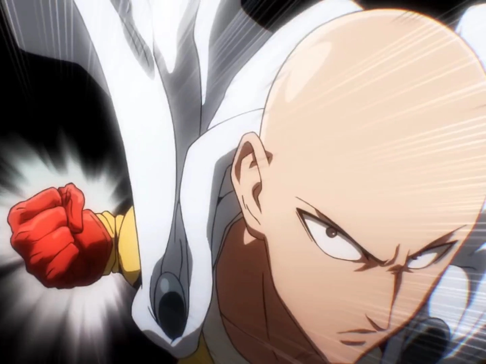 hình anime Saitama biểu cảm ngầu