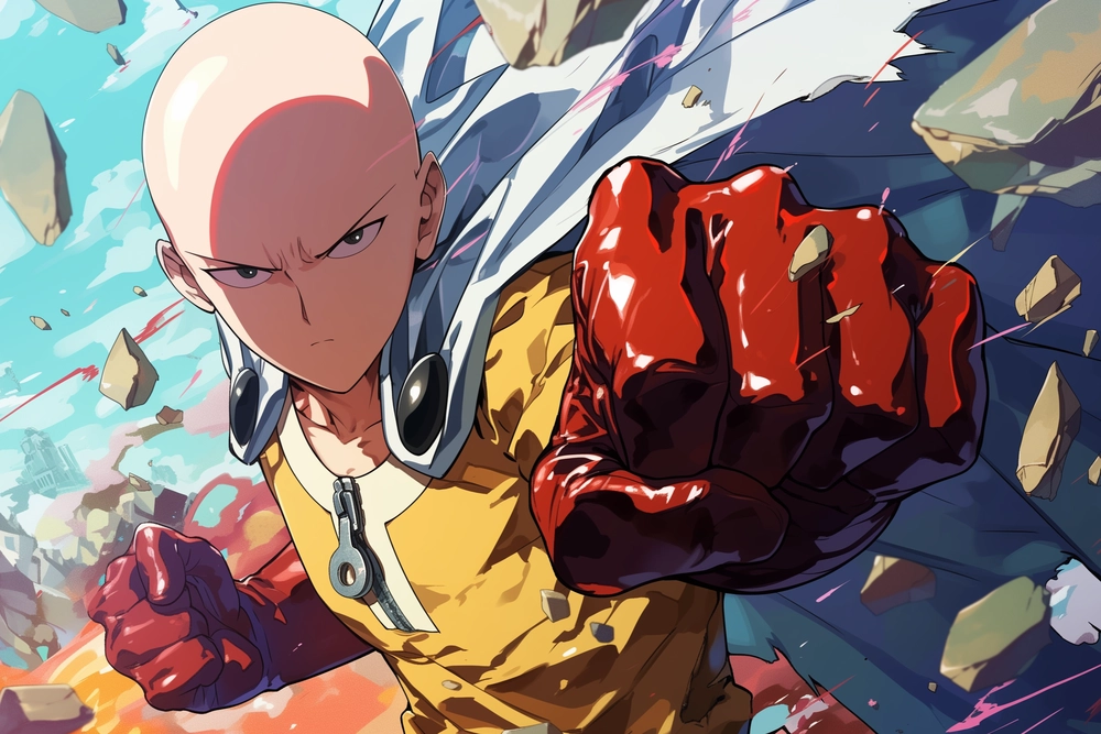 ảnh saitama nghiêm túc đẹp