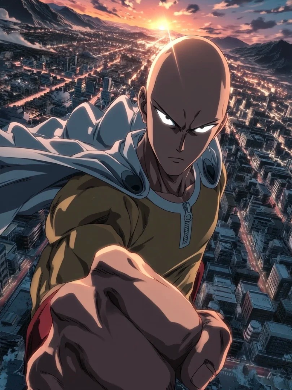 ảnh saitama nghiêm túc