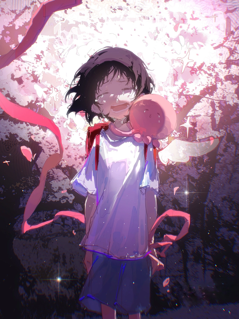 Biểu cảm đau khổ của Shizuka Kuze