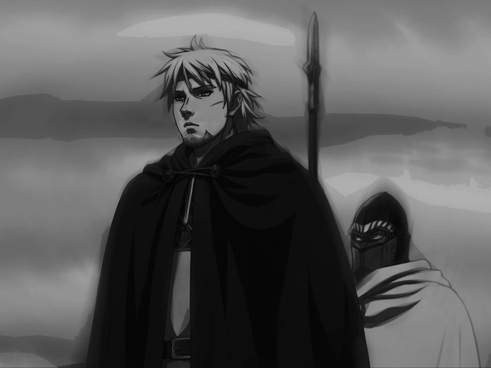 hình wallpaper Thorfinn mùa đông