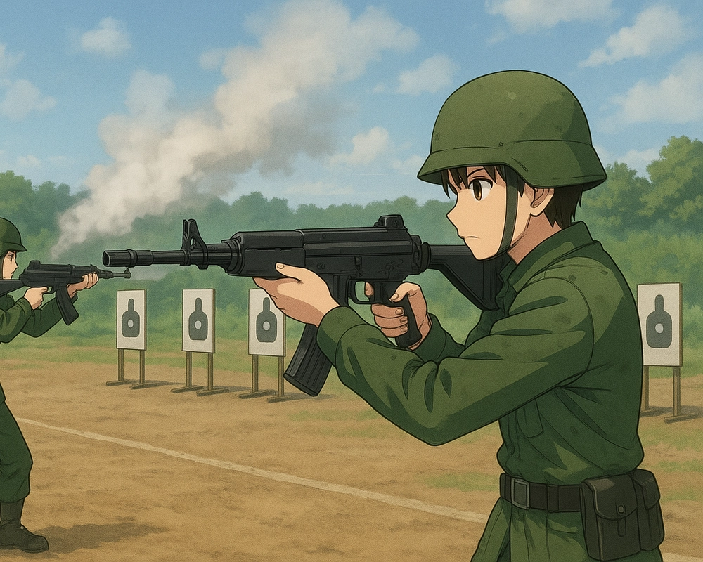 ảnh anime quân đội nam chất lượng cao