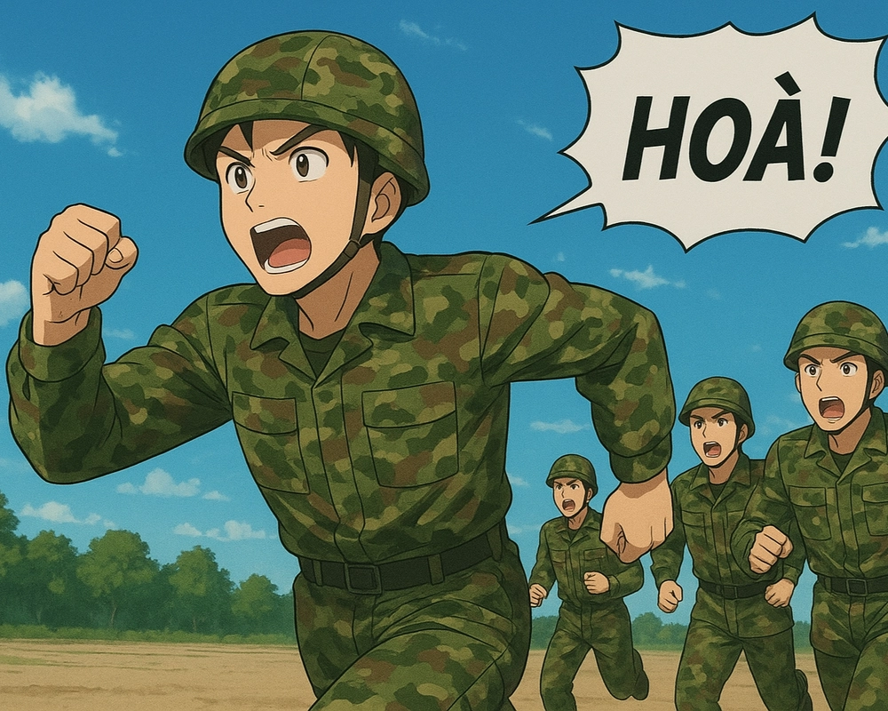 ảnh anime quân đội nam hot trend