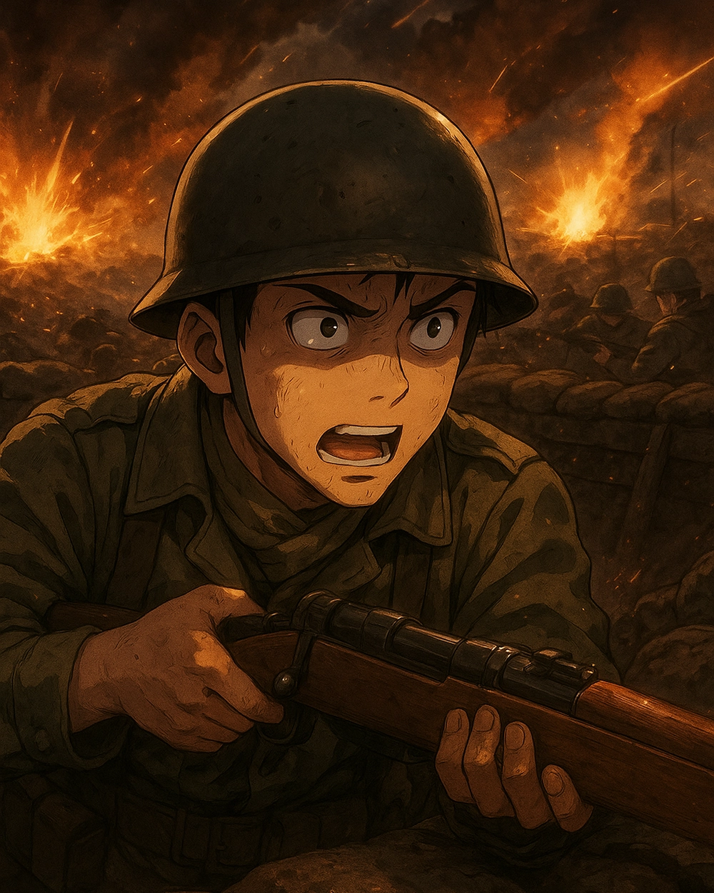 ảnh anime quân đội hd ấn tượng