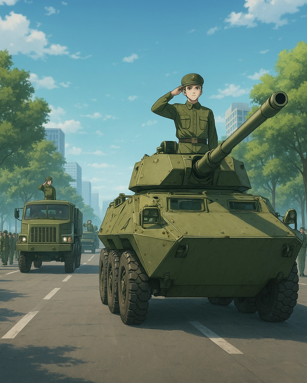 ảnh anime quân đội nam siêu ngầu