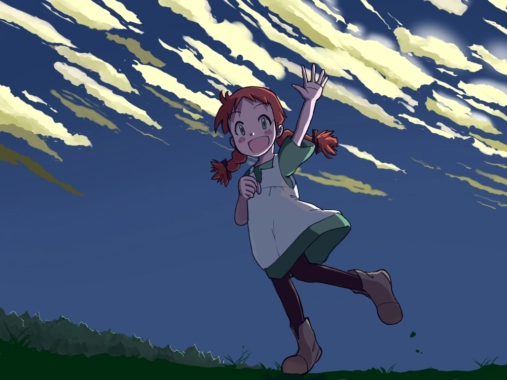 ảnh phong cách anime anne shirley
