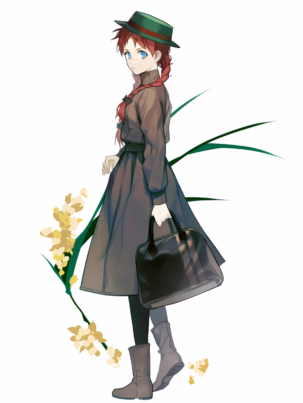 hình ảnh anne shirley với tóc đỏ bồng bềnh