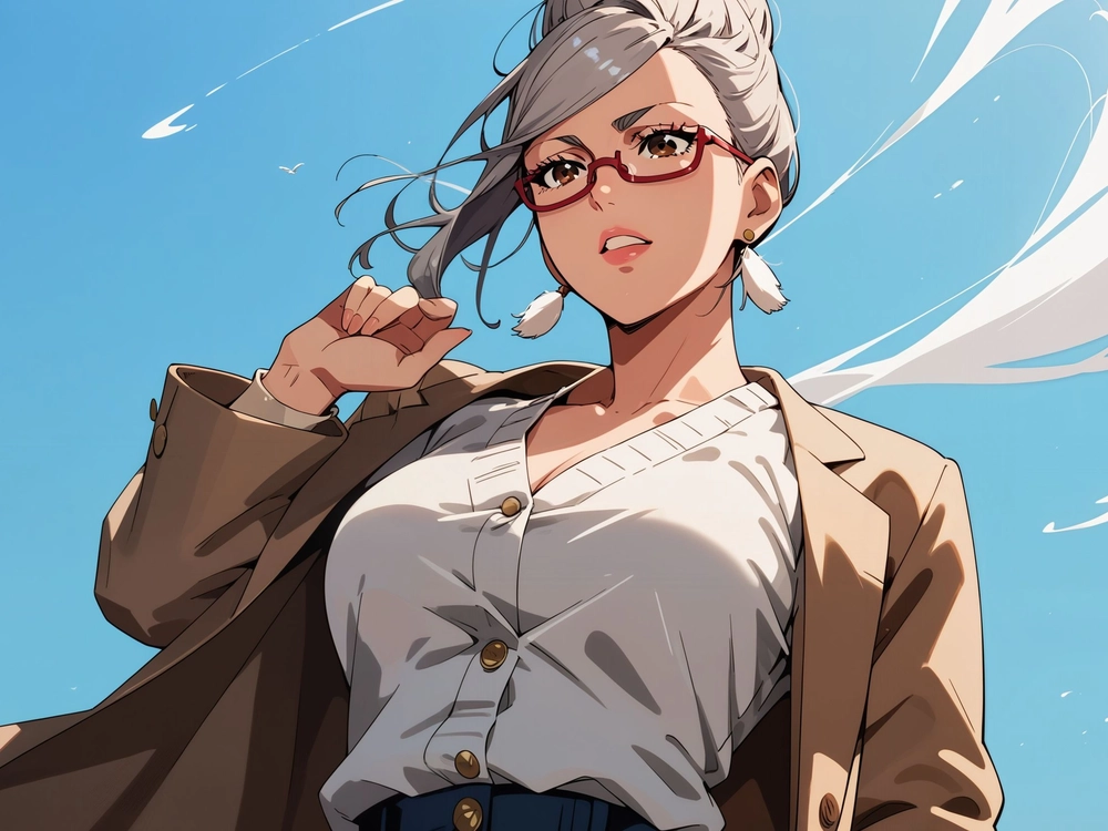 ảnh Seiko Ayase tóc búi