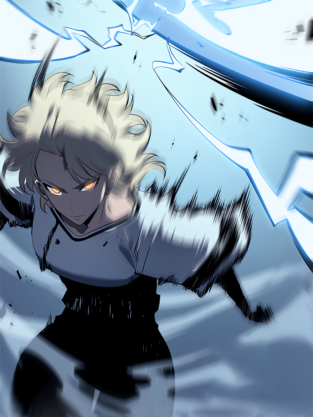 cha hae in chiến đấu trong solo leveling 