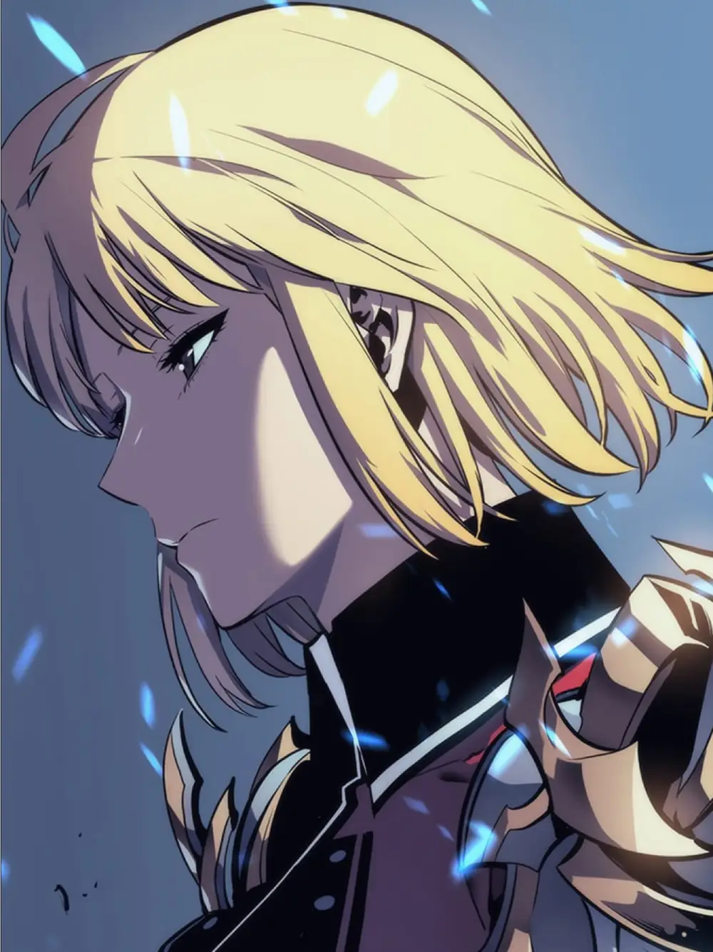 ảnh cha hae in mặc giáp anime solo leveling 