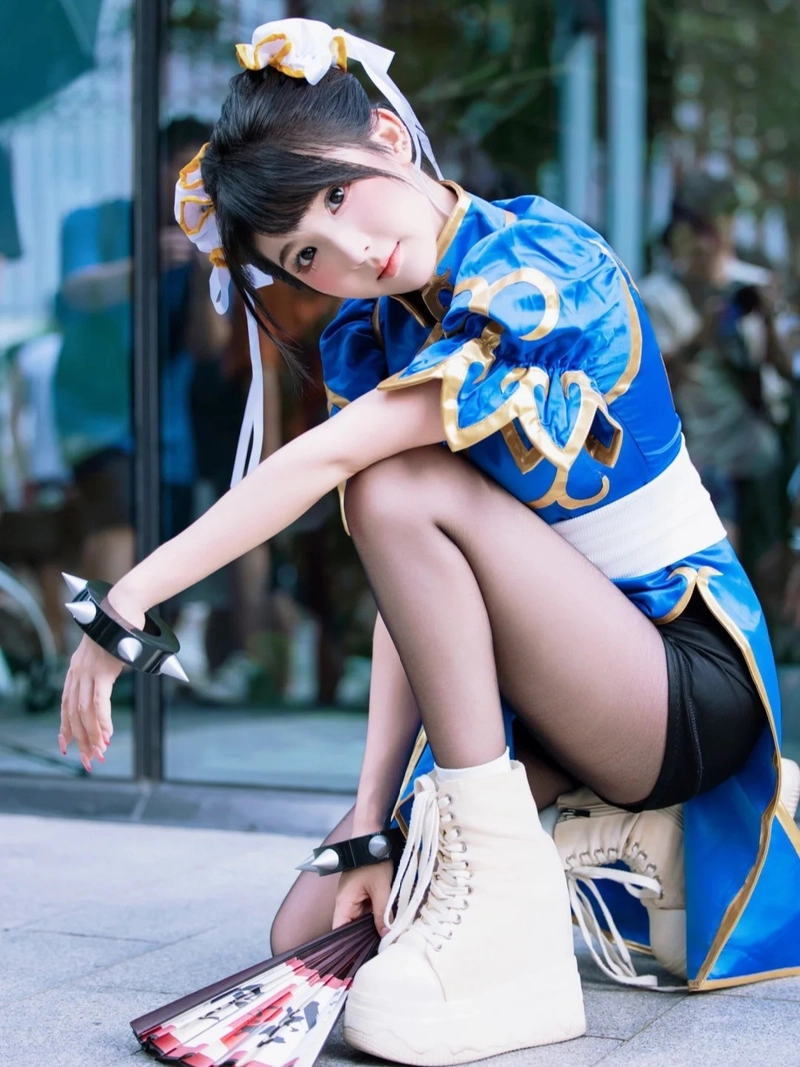 chun li cosplay bikini chất lượng cao