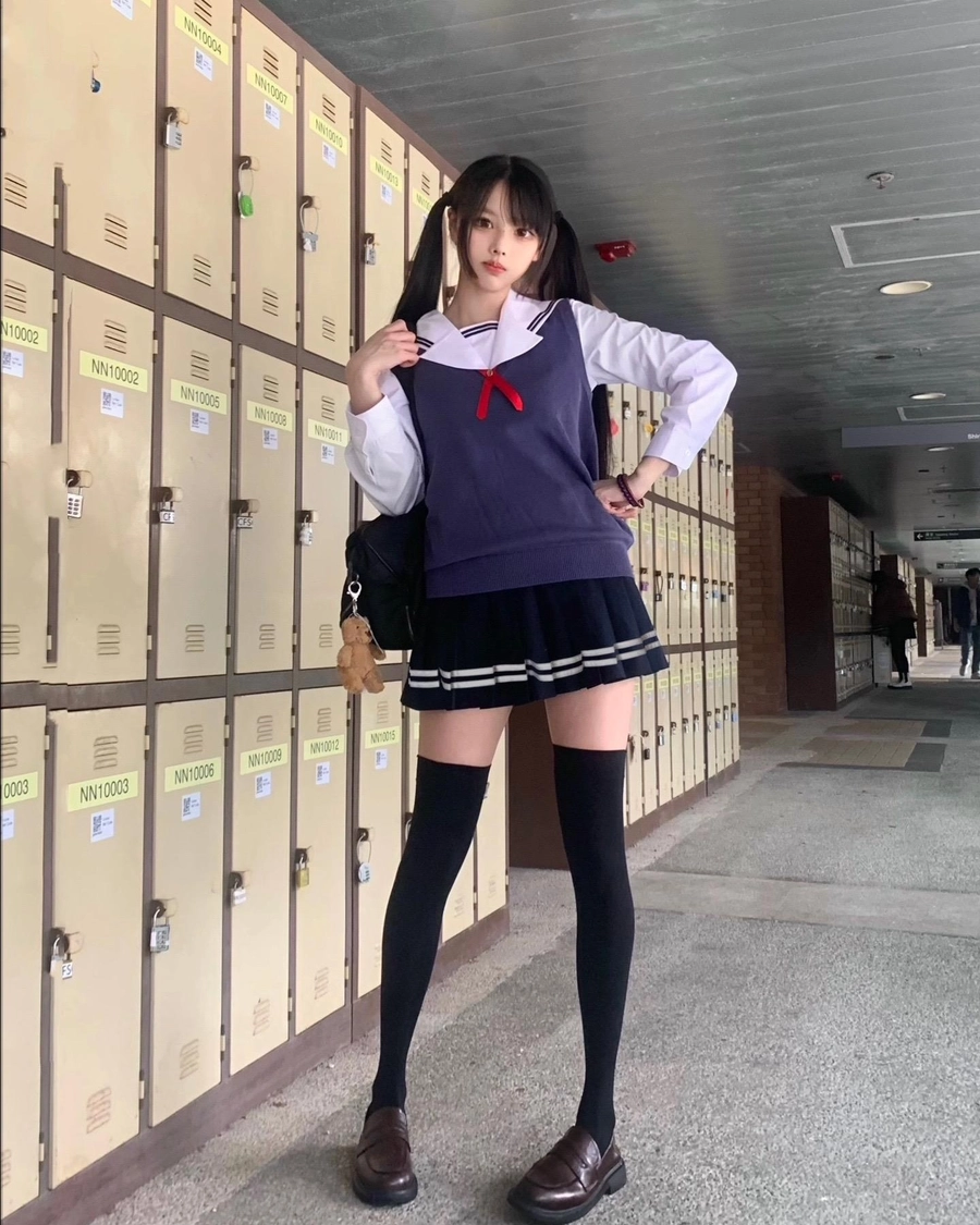 cosplay học sinh nhật bản đáng yêu