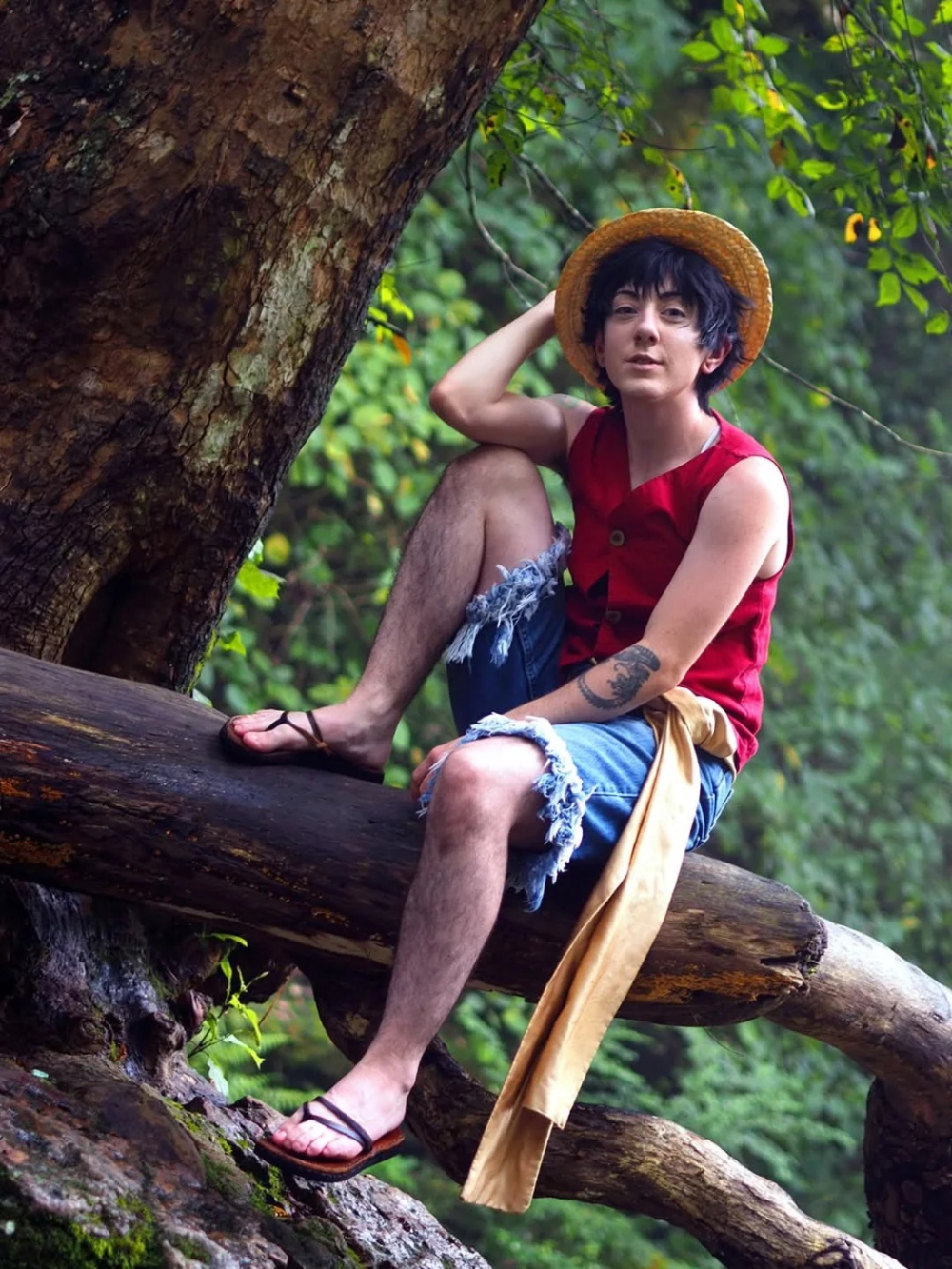 luffy one piece cosplay ảnh