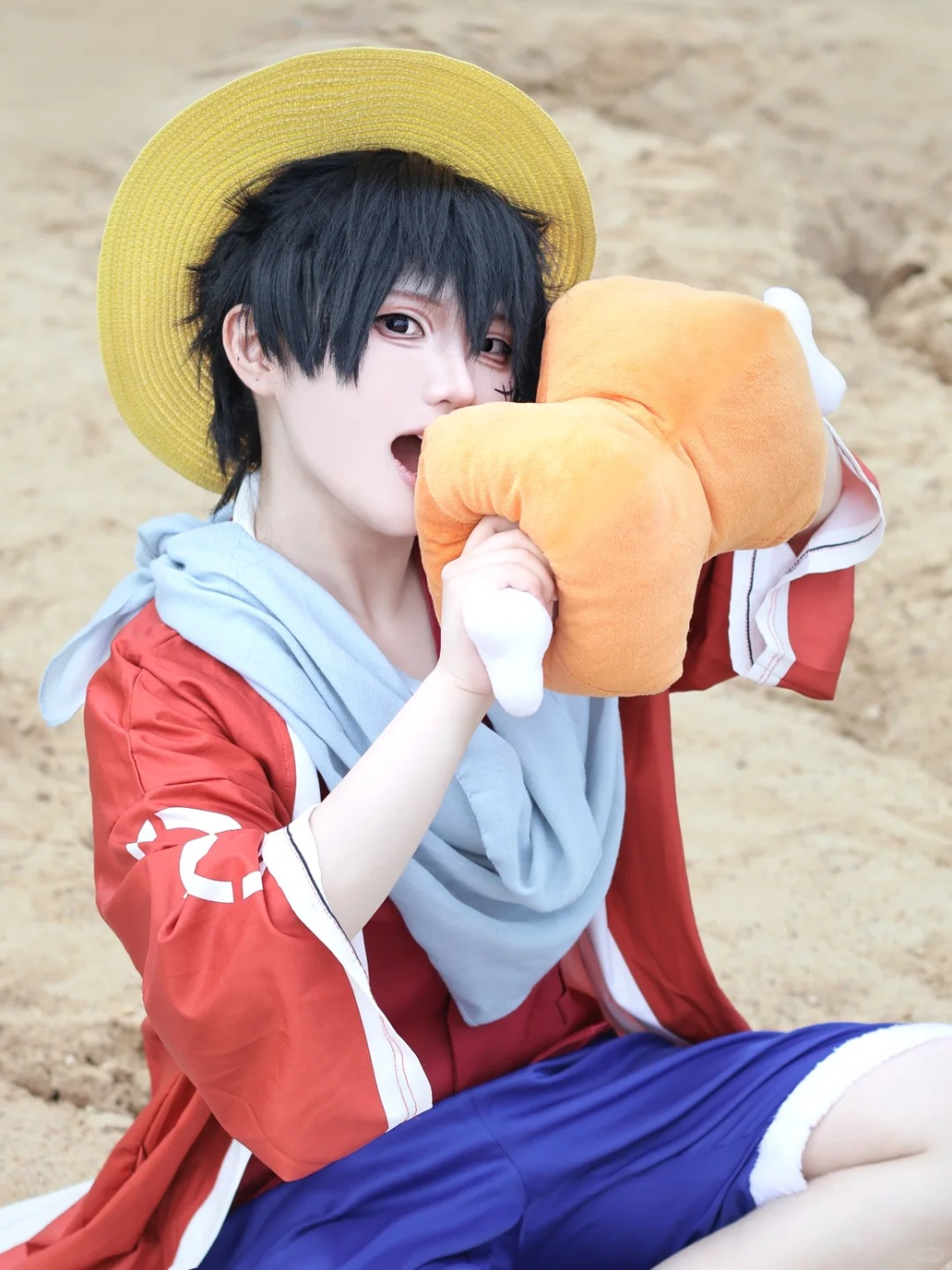 luffy one piece hình cosplay
