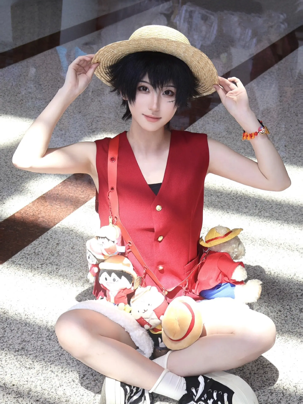 luffy cosplay phong cách one piece
