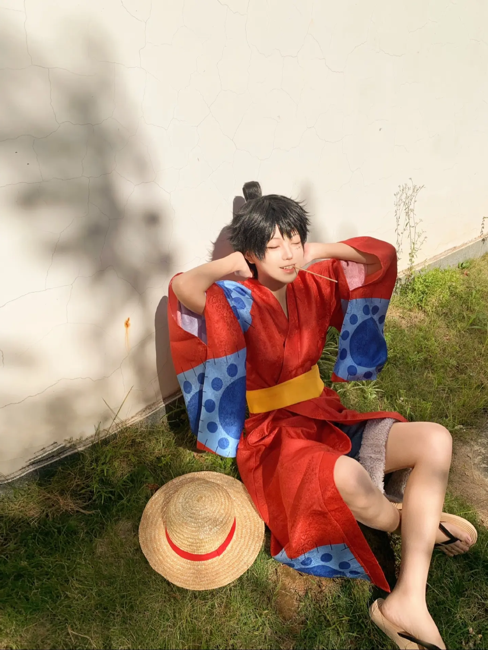 ảnh luffy cosplay phong cách one piece