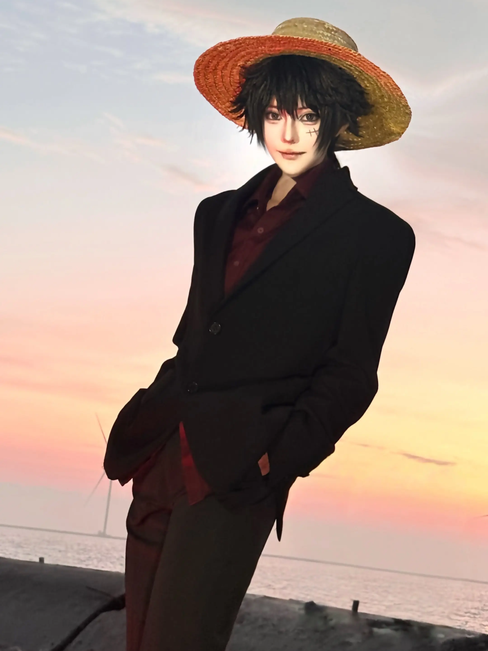 hình luffy cosplay nhân vật one piece