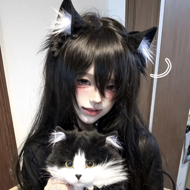 gái xinh cosplay mèo đen hấp dẫn