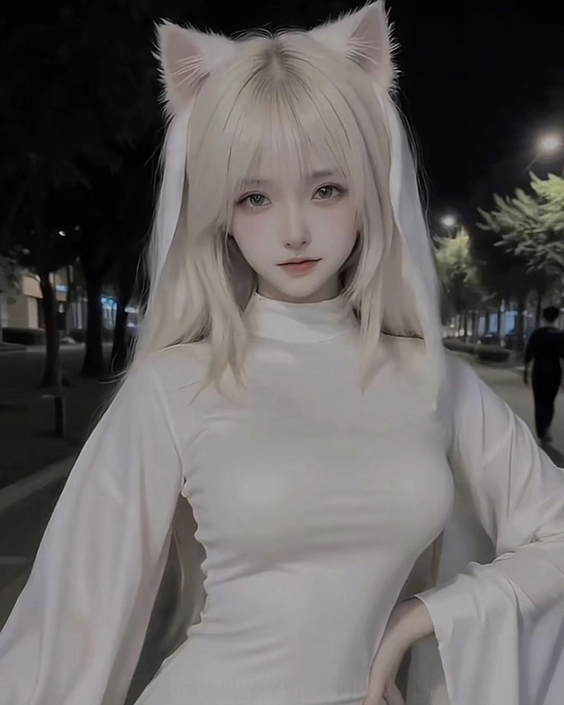 ảnh gái cosplay mèo sexy