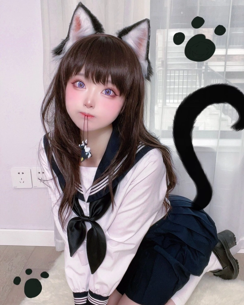 cosplay mèo cute hot trend