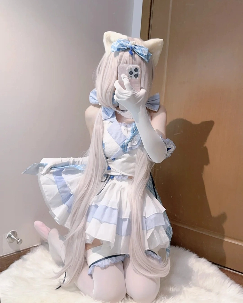 đuôi mèo cosplay mềm mượt