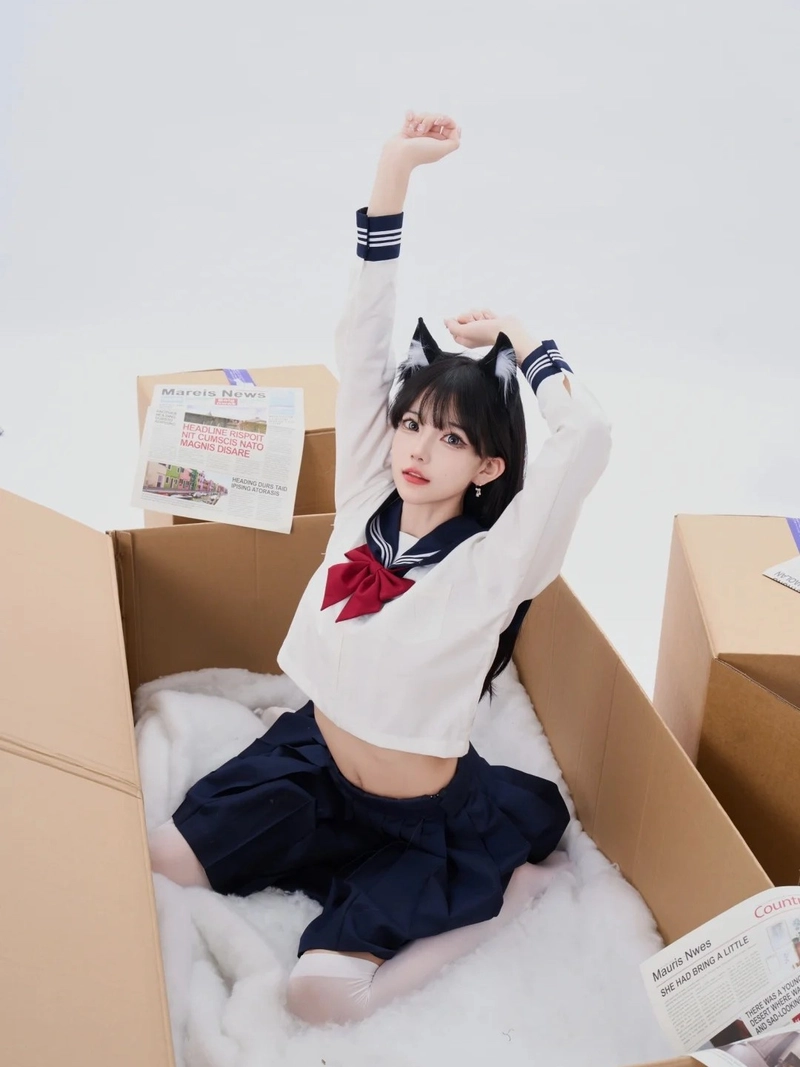 cosplay mèo có đuôi 9